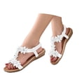 thumbnail image 3 of MKLEKYY Sandalias de Mujer Sandalias Casuales Cómodas para Mujer Zapatos de Playa Planos Transpirables para Uso Diario Primavera Verano Otoño, 3 of 5