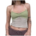 thumbnail image 1 of Cameland Camisoles Décontractées pour Femmes, Printemps Été, Couleur Unie Douce, Col Rond, 1 of 8