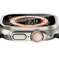 thumbnail image 4 of Maoww 2x Durable And Non Discoloring Titanium Alloy Frame Tempered Film For 49mm Watch Orange, 4 of 6