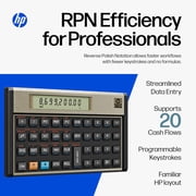 HP 12C Financial Calculator – 120+ Functions for Finance, Accounting & Real Estate – Programmable RPN Calculator with Case & Cloth