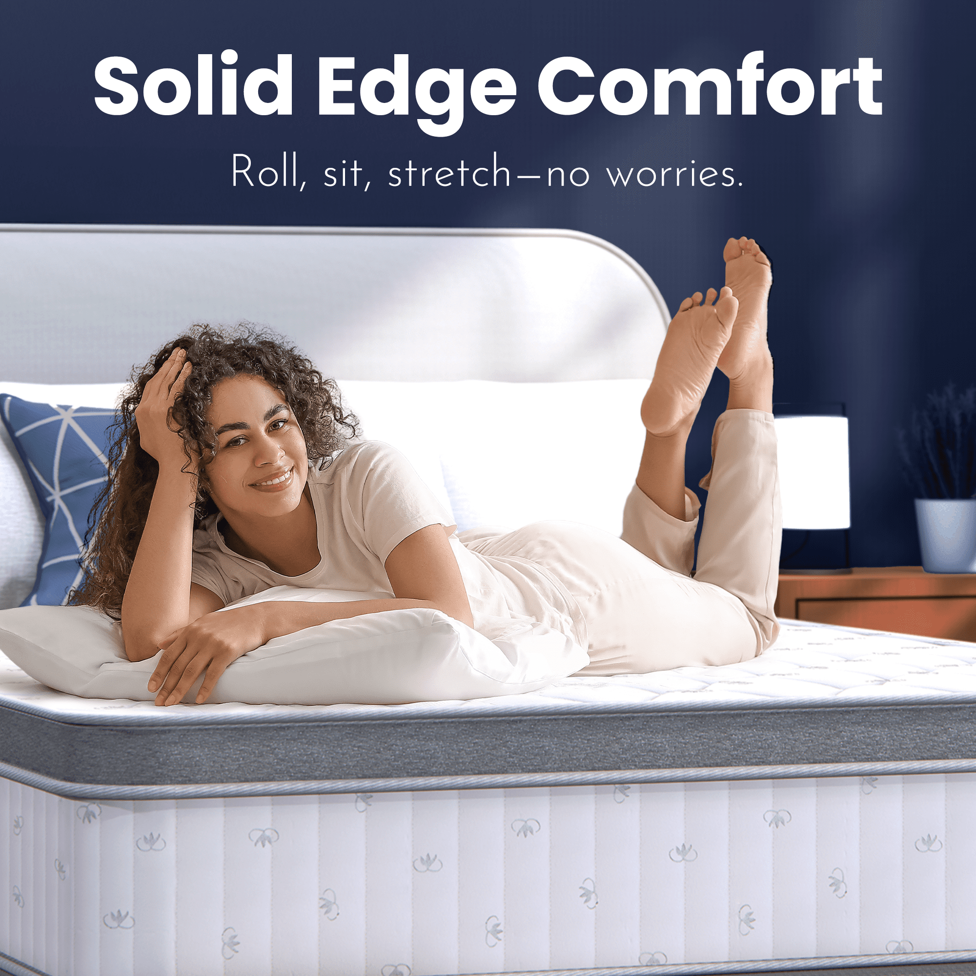 CELTOSS CT-HY2 12 in. Hybrid Mattress, Full, Medium, Tight Top, with Mattress-in-a-Box