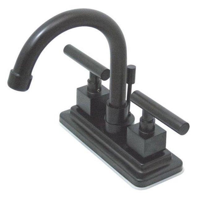 Kingston Brass KS8665CQL 4 Inch Center Lavatory Faucet - Oil Rubbed Bronze