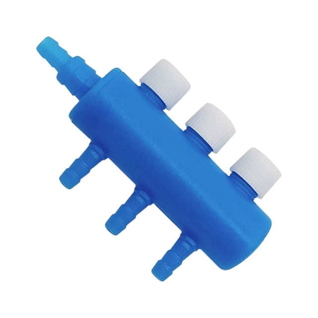 Billuyoard Divisor de flujo de bomba de aire para acuario, distribuidor de aire para pecera, derivación traqueal ajustable, adaptador de bomba de Type3 NO3