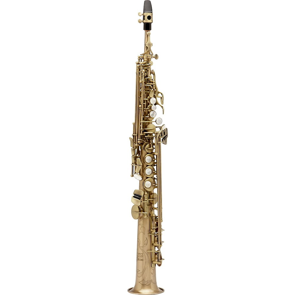 Allora Paris Series Professional Straight Soprano Saxophone with 2