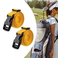 thumbnail image 6 of QccHieUs 2Pcs Golf Cart Bag Straps Fastener Belts Practical Adjustable with Quick Release Gold, 6 of 9
