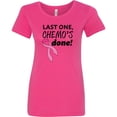 thumbnail image 3 of Inktastic Last One, Chemo's Done Women's T-Shirt, 3 of 5