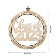 thumbnail image 4 of Clase de 2023 Grad Ornamento Graduación Coche Charm Regalo para 2023 Senior Colgante de madera para la temporada de graduación, 4 of 6
