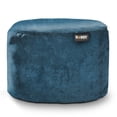 thumbnail image 1 of Puff Taburete Velvet Baggy Azul Bali, 1 of 5