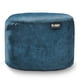 thumbnail image 1 of Puff Taburete Velvet Baggy Azul Bali, 1 of 5