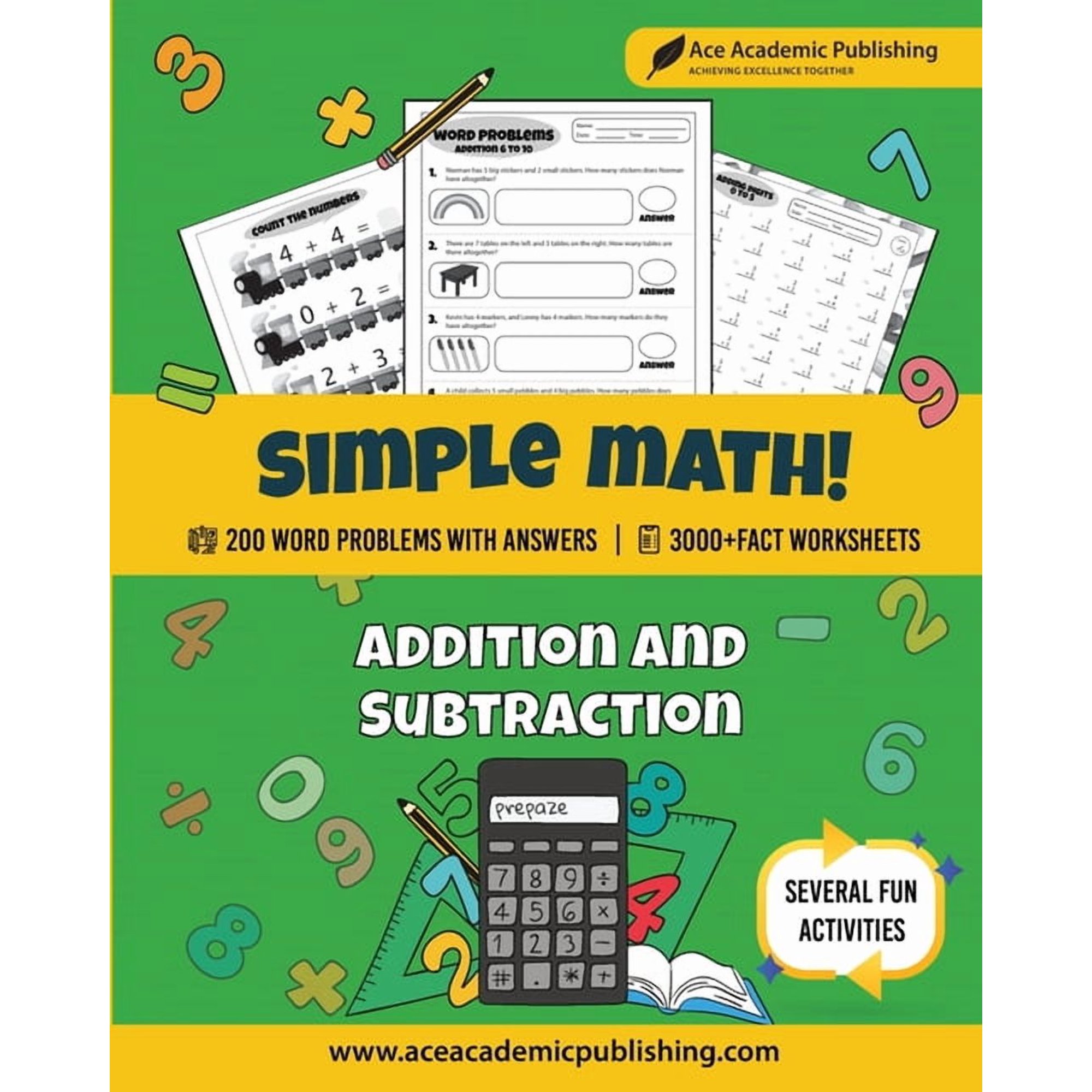 Simple Math: Addition and Subtraction Workbook, (Paperback)