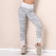 thumbnail image 3 of Leggings de yoga con control de barriga de cintura alta para mujer, pantalones deportivos, entrenamiento con control de barriga, medias deportivas para correr L01 blanco L ER, 3 of 5
