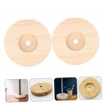 thumbnail image 3 of HEALEEP Base de Lampe en Bois Kaki pour Lampes de Table avec Support Stable 2 Pcs, 3 of 8