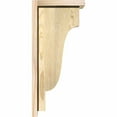 thumbnail image 3 of 6"W x 10"D x 22"H Newport Rough Sawn Corbel w/Backplate, Douglas Fir, 3 of 9