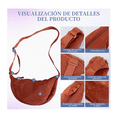 thumbnail image 3 of Bolso Bandolera Riñonera Cruzada Impermeable Ligero Plegable Negro, 3 of 4