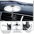 thumbnail image 4 of Cymbale de Voiture, Mini Cymbale pour Évent de Voiture, Rend Votre Conduite Plus Amusante, Convient à Tous Types de Véhicules, Argent, 4 of 7