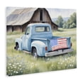 thumbnail image 2 of Stupell Industries Traditional American Pride Truck on Farm Canvas Art, 20 x 16, by Kim Allen, 2 of 8