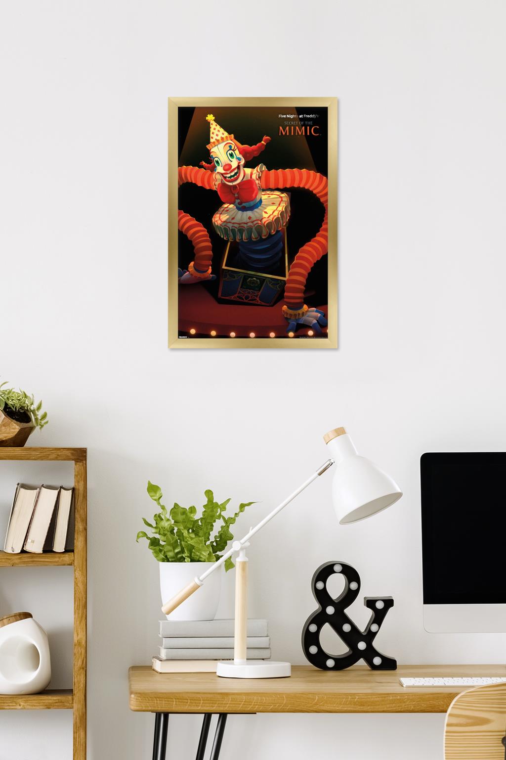 Five Nights At Freddy's: Secret of the Mimic (2025) - Jackie Wall Poster, 14.725" x 22.375" Framed