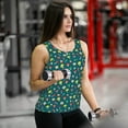 thumbnail image 5 of Fotbe Mushrooms Womens Loose Fit Casual Flowy Slim-Fit Tank Tops Athletic Round Neck Trendy Sleeveless Summer Tops for Gym and Yoga-X-Large, 5 of 7