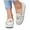 #362-White, variant on Wowcloth Woman's Casual Slip-On Flats, Bow Detail with Two-Tone Round Toe, Fashionable and Comfortable Flat Shoes for Daily Wear and Leisure