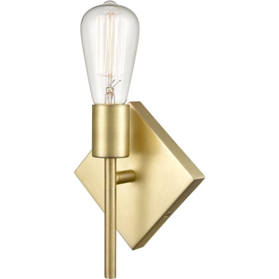 425-1W-SB-LED-Innovations Lighting-Mia - 3.5W 1 LED Wall Sconce In Contemporary Style-7.25 Inches Tall and 6.38 Inches Wide Satin Brass