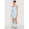 thumbnail image 3 of Womens Seamless Textured Knit Tank Top and Biker Shorts, 3 of 4