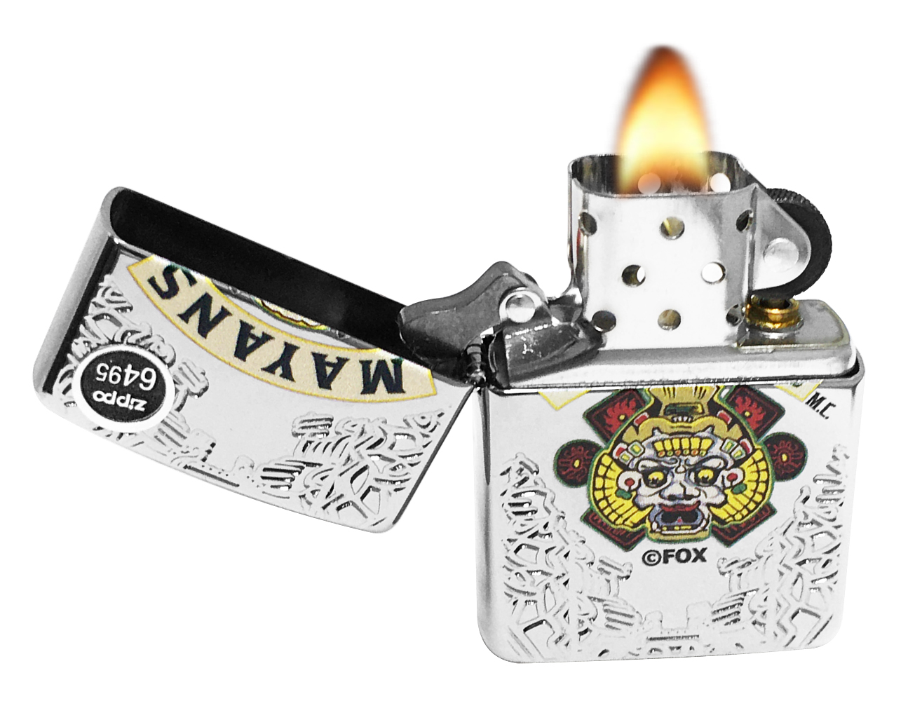 Zippo 49032 Mayans M.C. High Polish Chrome Lighter New in Box