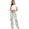 thumbnail image 6 of FREEAMG Women Pajama Pants Lounge Pants Long Stretch Comfy Sleepwear Cute Cartoon Penguins, 6 of 7
