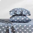 thumbnail image 1 of Bare Home Flannel Sheet Set - 100% Cotton - Deep Pocket - Queen, Penguin, 4-Pieces, 1 of 4