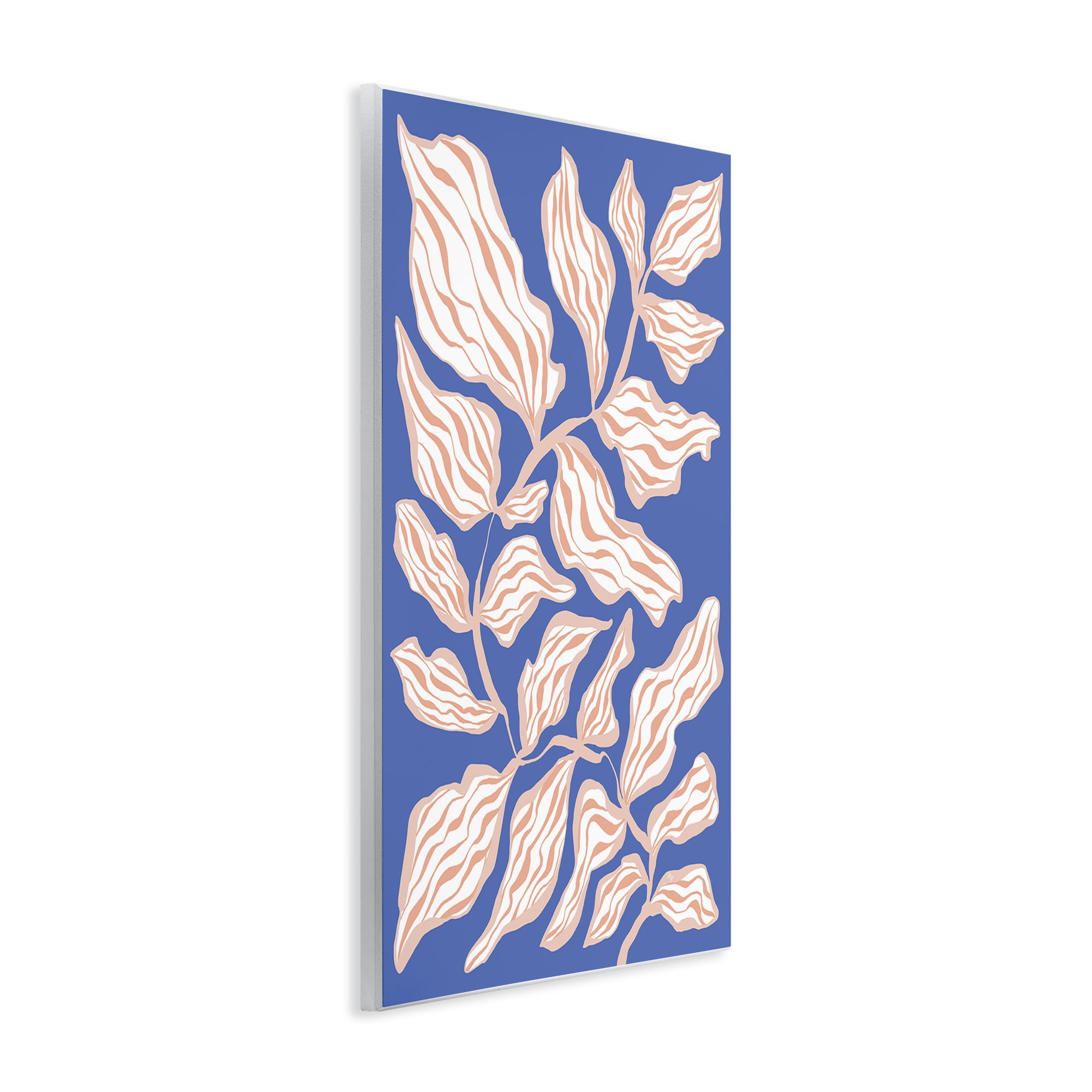 Stupell Industries Curving Leaves Impression Botanical & Floral Painting Unframed Art Print Wall Art, 13 x 19