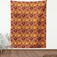 thumbnail image 4 of Ambesonne Floral Fabric by the Yard Upholstery, Flowers of Autumn Style Art, 10 Yards, Pale Orange Multicolor, 4 of 5
