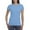B, variant on Womens Tops Blouses for Women Dressy Casual Basic Cotton Crew Neck Slim Fit Tee Tunic Length T Shirt Summer Tops for Women 2024 Blue M