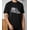 Black-1, variant on Mens Waving American Flag Printing T Shirt Tee