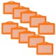 thumbnail image 2 of Tarjetas de Identificación Titular de La Tarjeta Tarjetas de Crédito Impermeables Titulares de Tarjetas de Nombre naranja, 2 of 9