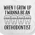 thumbnail image 4 of Inktastic Future Orthodontist Dental Care Boys or Girls Baby Bib, 4 of 4