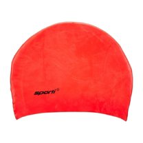 Sporti Silicone Swim Cap for Long Hair, Snug Fit, Latex-Free