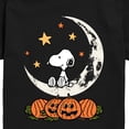 thumbnail image 3 of Peanuts - Snoopy Halloween Moon - Youth Boys Short Sleeve Graphic T-Shirt, 3 of 6
