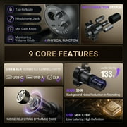 FIFINE K688 USB XLR Studio Microphone for PC Computer Recording, Podcast Dynamic Microphone with Clear Audio for Gaming, Streaming, Headphone Jack for Monitor, Mute Button, Gain Control