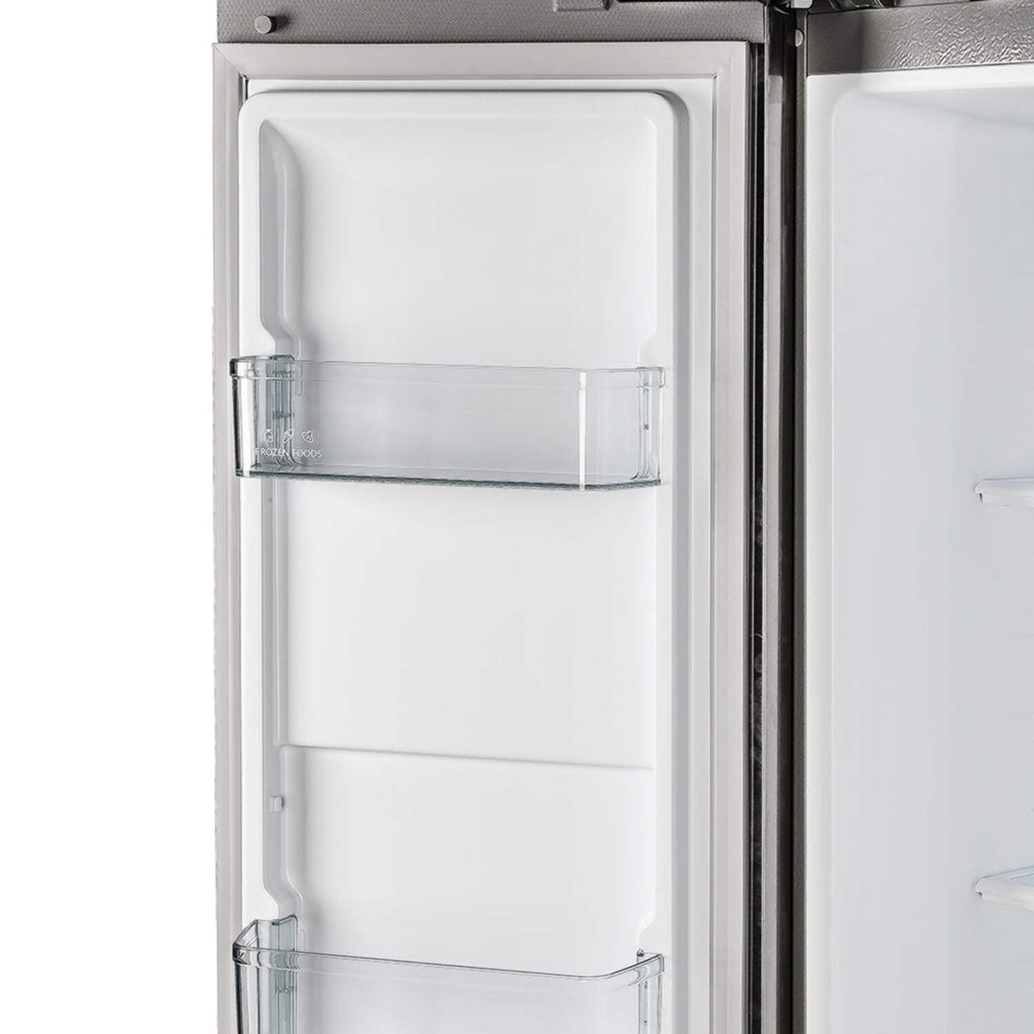 FORNO Salerno 33" Side-by-Side 15.6 Cu.Ft. Stainless Steel Refrigerator with Grill Trim
