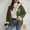 Army Green Coat for Winter, variant on XPMWRP Women's Oversized Zip Quilted Solid Color Casual Hooded Fleece Jacket Unisex Fall Winter Warm Plush Lined Sherpa Long Sleeve Coat Army Green M