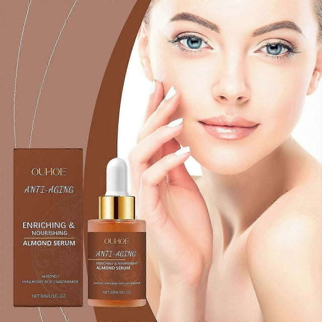 high qualityAnti-aging Almond Serum, Anti-aging Facial Serum with Almond & Hyaluronic Acid, Firming and Anti-Wrinkle Serum For Face, Enriching & Nouri