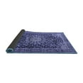 thumbnail image 2 of Ahgly Company Indoor Square Persian Blue Traditional Area Rugs, 5' Square, 2 of 4