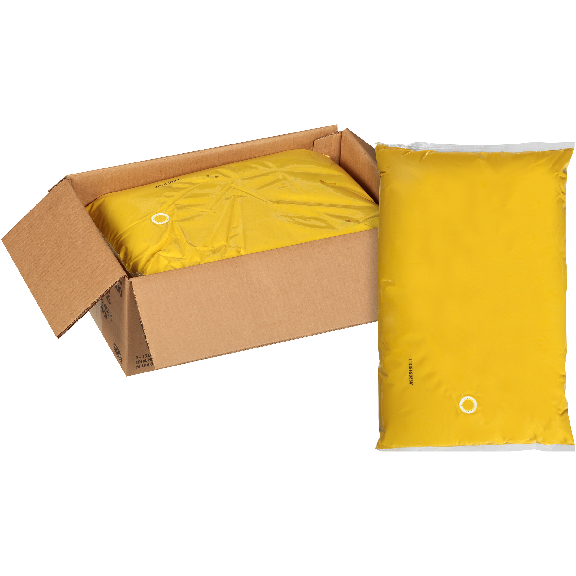 HEINZ Yellow Mustard Dispenser Pack, 1.5 gal. (Pack of 2)