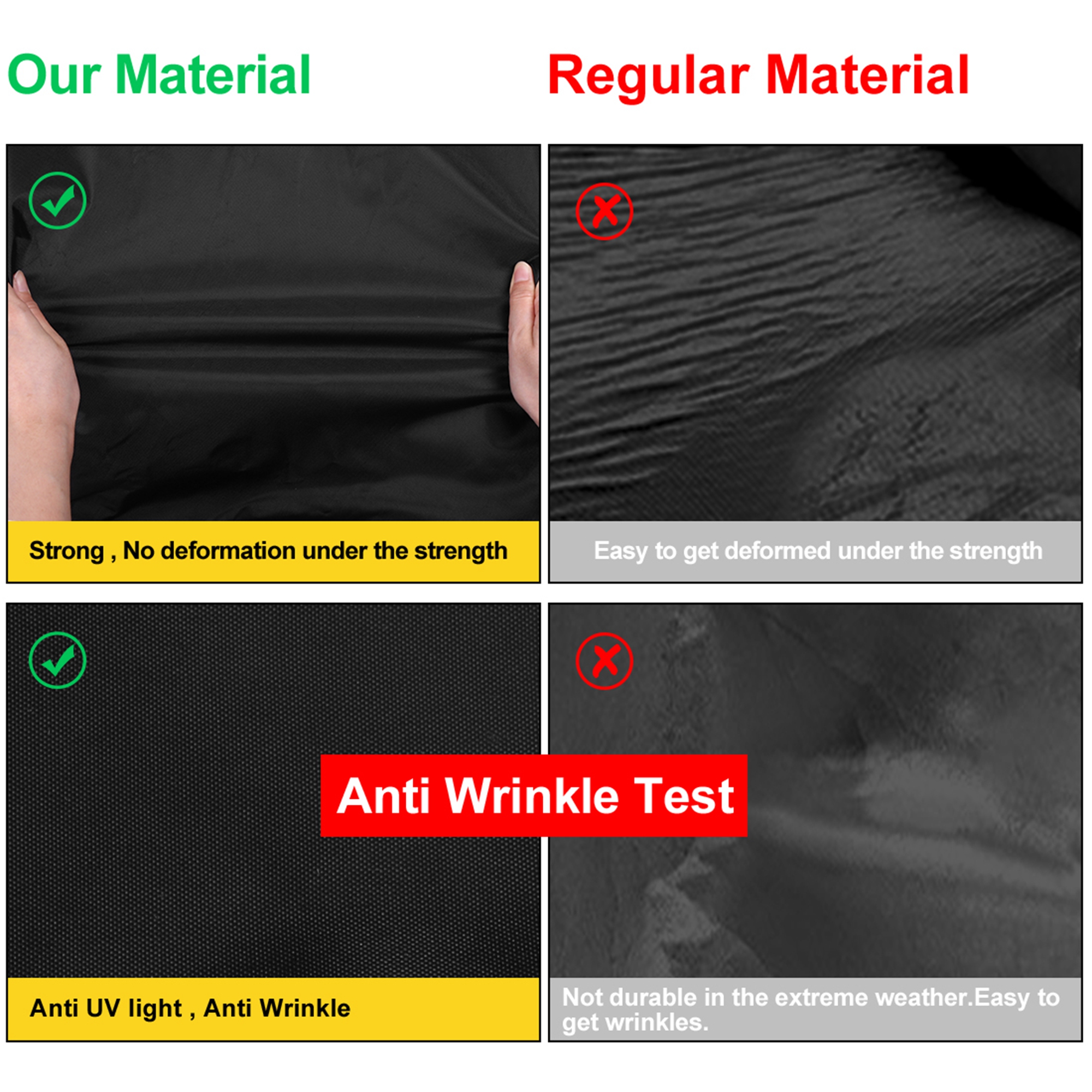 Unique Bargains Outdoor Anti Dust UV Auto Car Black Cover 3XL (4.9M)