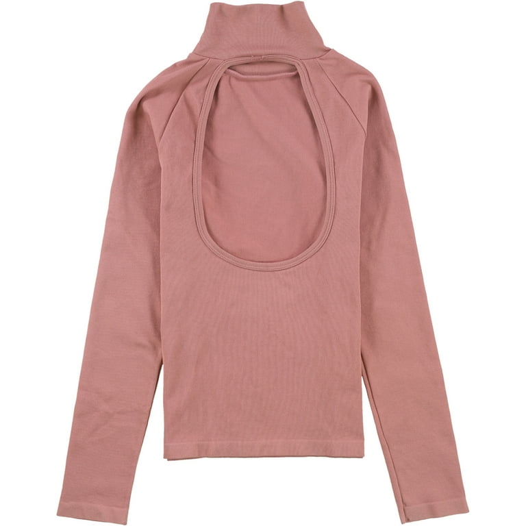 Free People Womens Like I Do Open Back Pullover Blouse Pink XS S