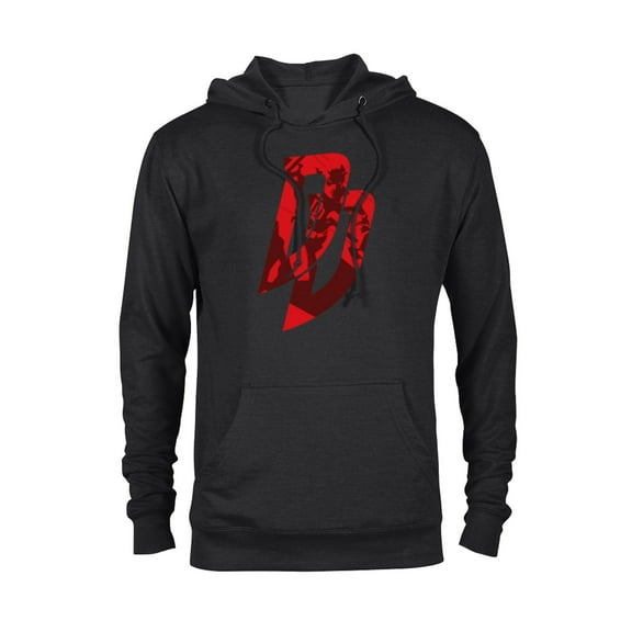 Marvel Daredevil Logo - Pullover Hoodie for Adults - Customized-Black