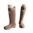 thumbnail image 3 of YLYL Women's Knee High Rain Boots Waterproof No Slip Rubber Sole Outdoor Work Garden Mud Boots, 3 of 5