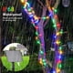 thumbnail image 4 of Luces solares en forma de cuerda Nazuwke, 20 m, para exteriores, impermeables, 18 colores, 4 of 7