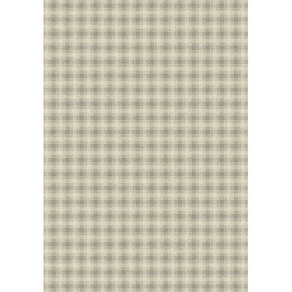 Milliken Imagine Area Rug HICKORY RUN WHITE ASH Hickory Run White Blocks Plaid 10 9 x 13 2 Rectangle