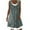 Gray-U, variant on Puntoco Women Fashion Casual Dress Floral Printing Loose Fake Two-Piece Denim Dress Gray 4(S)