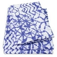 thumbnail image 4 of McKenzie Blue Geometric Printed 3-Piece 1500 Supreme Collection Sheet Set Twin, 4 of 5
